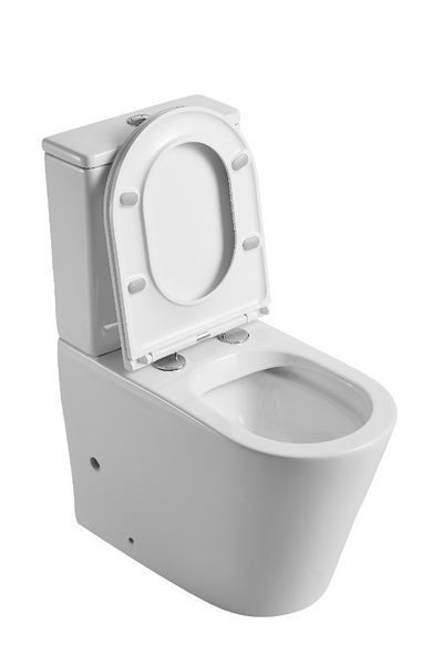 Унітаз-компакт Mixxus Premium Bevel-0402-R 670x390x880mm, система змиву RIMLESS (MP6474) MP6474 фото