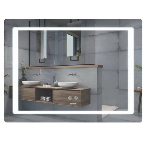 Дзеркало Mixxus STYLE MR13-80x60-Reverse з Led Touch, Anti-fog, димером, регулятором яскравості (MI6666) MI6666 фото