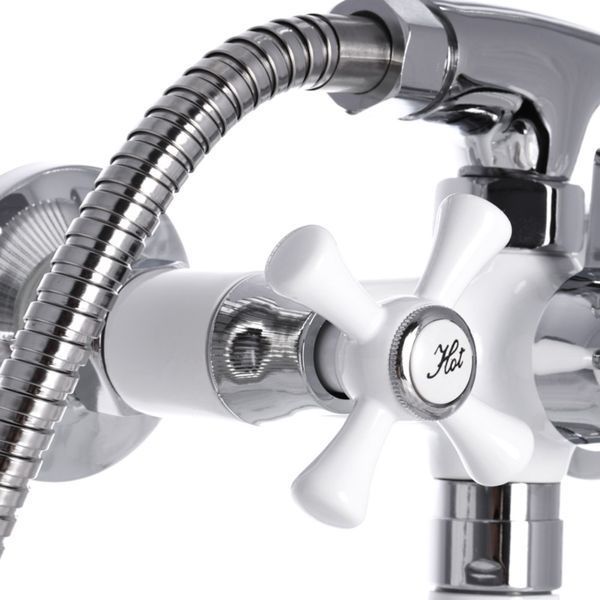 Змішувач для ванни Mixxus Omega 140 White (MI2768) MI2768 фото