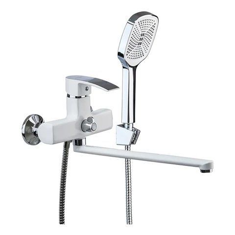Змішувач для ванни Mixxus Magnum 006 (Euro) White-Chrome (MI6202) MI6202 фото