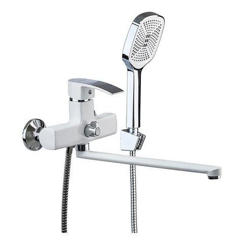 Змішувач для ванни Mixxus Magnum 006 (Euro) White-Chrome (MI6202) MI6202 фото