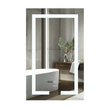 Дзеркало Mixxus HARD MR06-60x80-CASE з Led Touch, Anti-fog, димером, регулятором яскравості, годинником (MI7157) MI7157 фото
