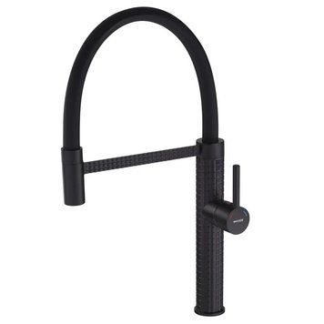 Змішувач для кухні Mixxus Premium Oliwer 017 BLACK REFL.BLACK (MI6966) MI6966 фото