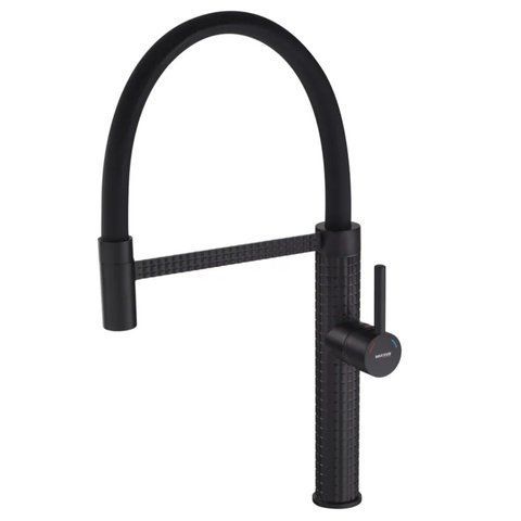 Змішувач для кухні Mixxus Premium Oliwer 017 BLACK REFL.BLACK (MI6966) MI6966 фото