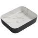 Раковина накладна MIXXUS PREMIUM DIVERSE-0110 MARBLE-BLACK 500х390х130mm (MP6517) MP6517 фото 1