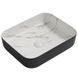 Раковина накладна MIXXUS PREMIUM DIVERSE-0110 MARBLE-BLACK 500х390х130mm (MP6517) MP6517 фото 1