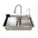 Мийка багатофункціональна Mixxus MH7546-SET-08 Micro Decor SS Color з вбудованим змішувачем з нерж. сталі (MI8458) MI8458 фото 1