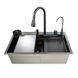 Мийка багатофункціональна Mixxus MH7546-SET-08 Decor Graphite з вбудованим змішувачем з нерж. сталі (MI8456) MI8456 фото 1