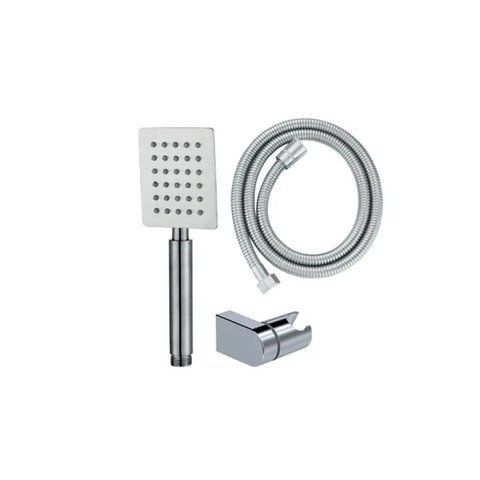 Душовий набір Mixxus Shower SET-02.SUS (шланг, лійка, кронштейн) з нерж. сталі (MI6157) MI6157 фото